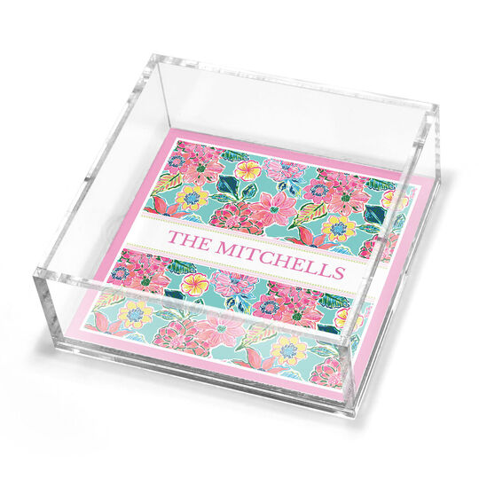 Country Garden Petite Lucite Trinket Tray